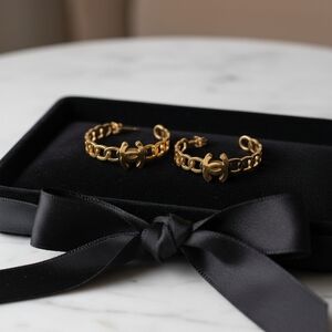 Gold Chain Link Earrings